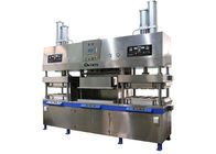 अर्ध स्वचालित पेपर पल्प मोल्डेड पेपर प्लेट बनाने की मशीन खाद्य कंटेनर के लिए 700 पीसी / घंटा